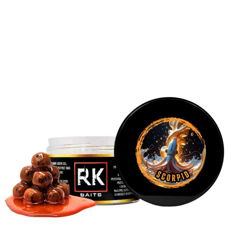 Kulki proteinowe w zalewie tonące haczykowe RK Baits Burn Hookers 18mm Scorpid.jpg