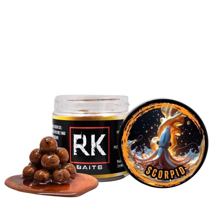 Kulki proteinowe w zalewie tonące haczykowe RK Baits Burn Hookers 12 mm Scorpid.jpg