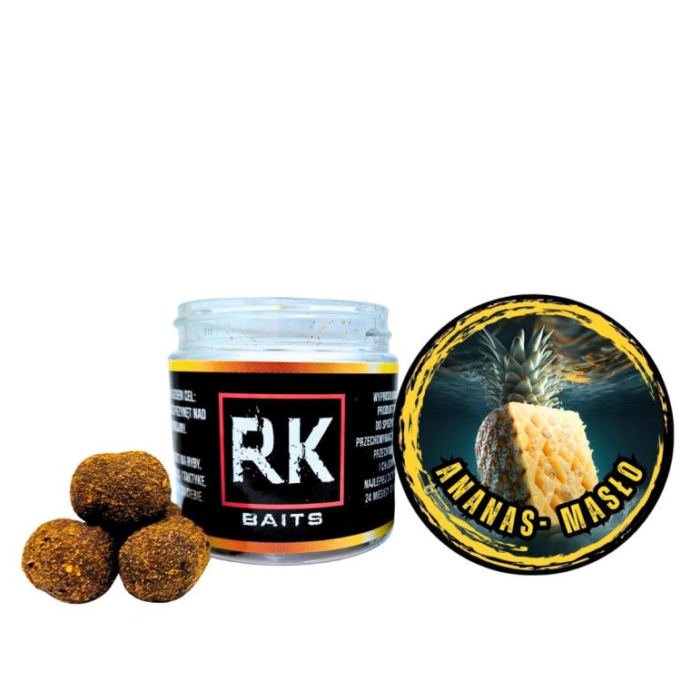 Flow Wafters Dumbells RK Baits 16mm 125ml Ananas - Masło.jpg
