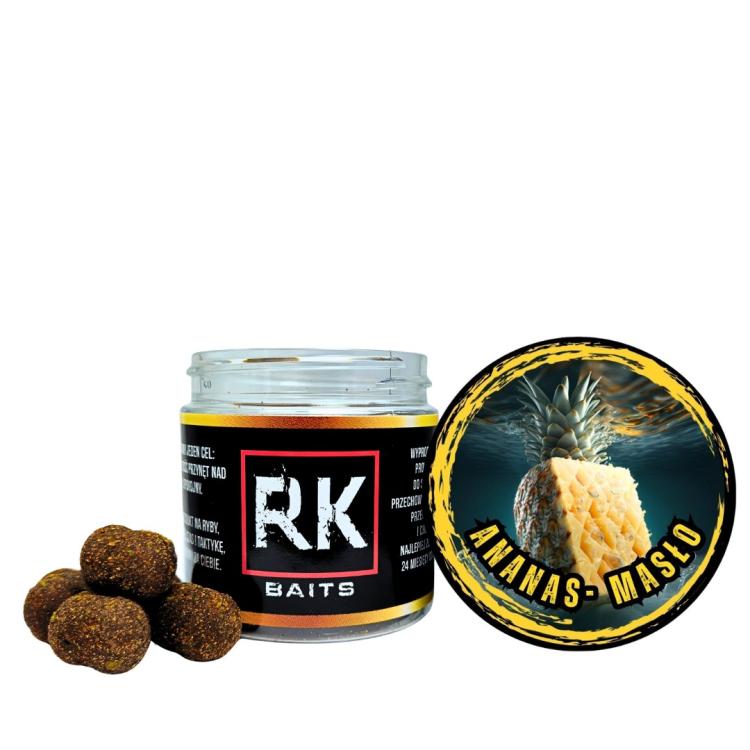 Flow Wafters Dumbells RK Baits 14mm 125ml Ananas - Masło.jpg