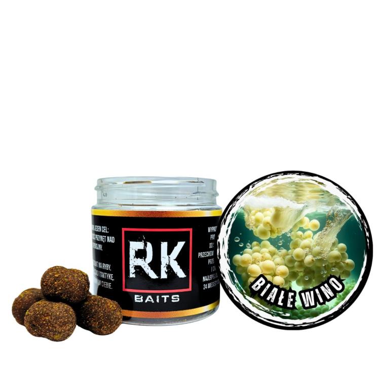 Flow Wafters Dumbells RK Baits 14mm 125ml Białe Wino.jpg