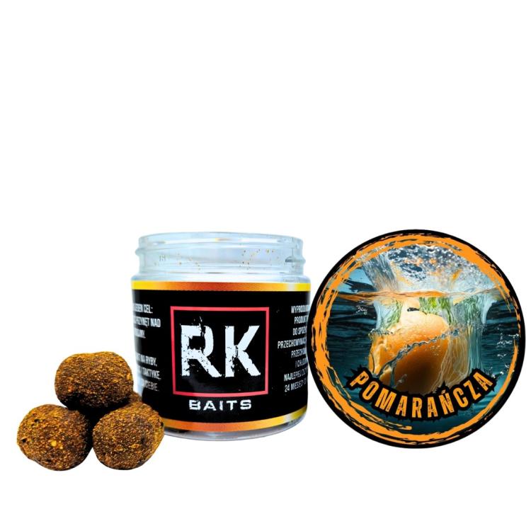 Flow Wafters Dumbells RK Baits 16mm 125ml Pomarańcza.jpg