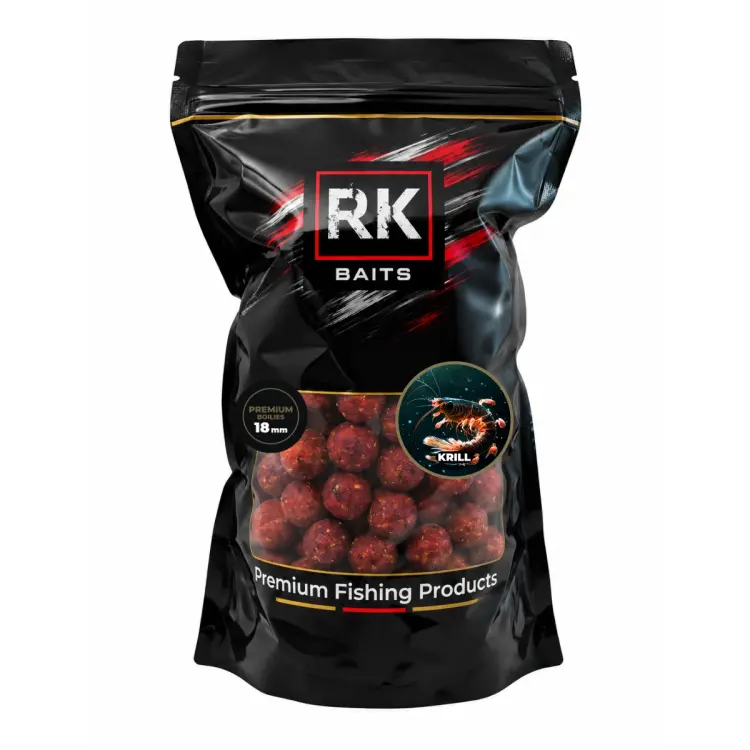 Kulki proteinowe zanętowe Krill RK Baits Premium 18mm 1kg.webp