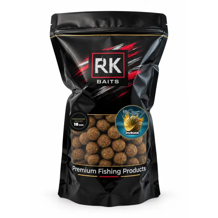 Kulki proteinowe zanętowe Durian RK Baits Premium 18mm 1kg.webp