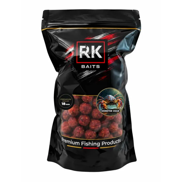 Kulki proteinowe zanętowe Monster Crab RK Baits Premium 18mm 1kg.webp