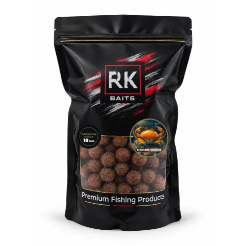 Kulki proteinowe zanętowe Monster Orange RK Baits Premium 18mm 1kg.webp