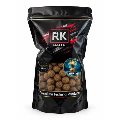 Kulki proteinowe zanętowe Pineapple RK Baits Premium 18mm 1kg.webp