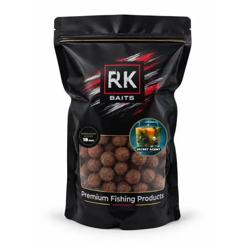 Kulki proteinowe zanętowe Secret Agent RK Baits Premium 18mm 1kg.webp