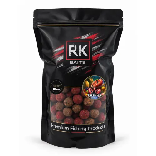 Kulki proteinowe zanętowe Super Mix RK Baits Premium 18mm 1kg.webp