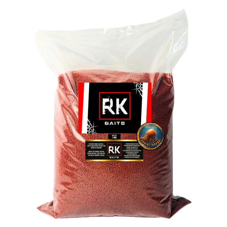 Pellet wędkarski RK Baits 2mm 10kg Squid - Orange.jpg