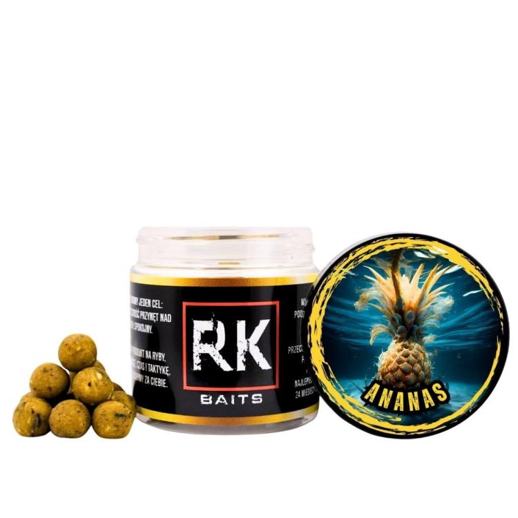 Kulki Proteinowe haczykowe RK Baits Hookers 12mm Ananas.jpg