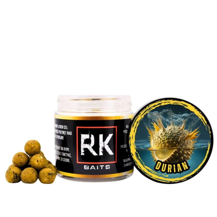 Kulki Proteinowe haczykowe RK Baits Hookers 12mm Durian.jpg