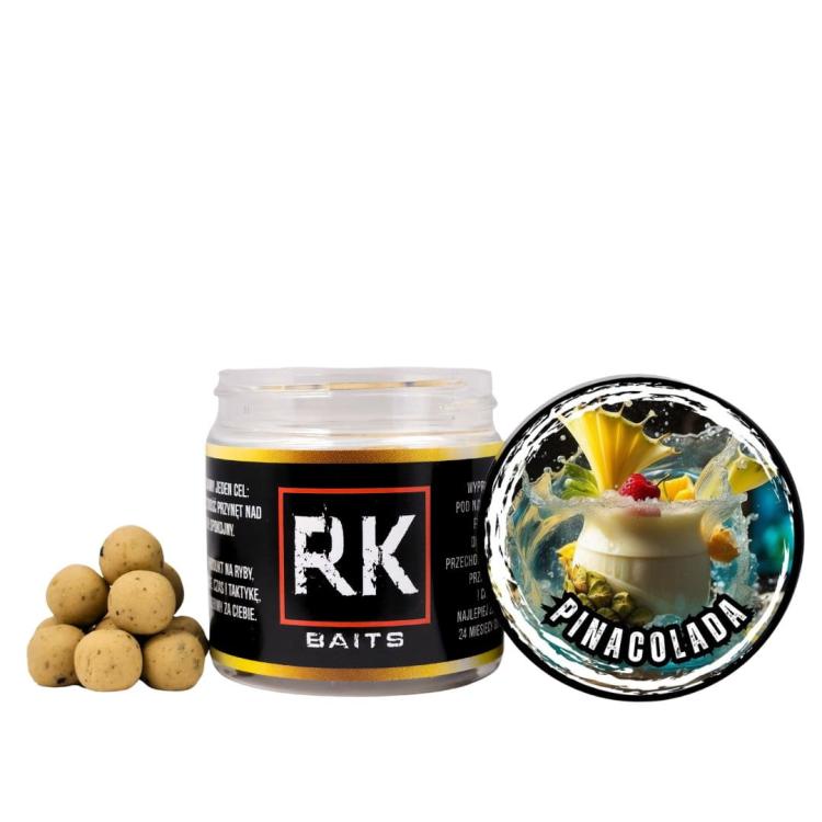 Kulki Proteinowe haczykowe RK Baits Hookers 12mm Pinacolada.jpg