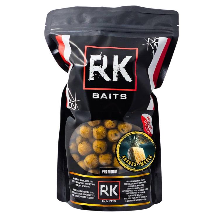 Kulki proteinowe zanętowe RK Baits Premium 18mm Ananas - Masło.jpg