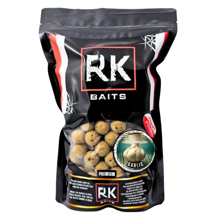 Kulki proteinowe zanętowe RK Baits Premium 18mm Garlic.jpg