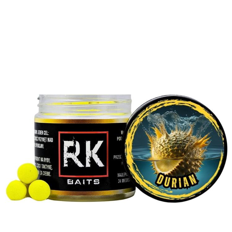 Kulki proteinowe pływające RK Baits Pop - Up 12mm Durian.jpg