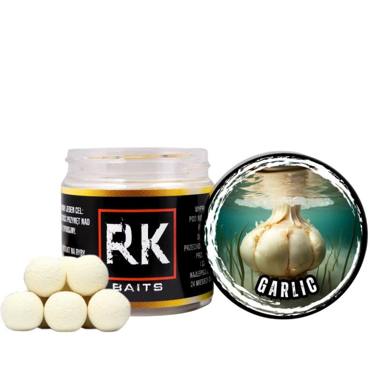 Kulki proteinowe pływające RK Baits Pop - Up 15mm Garlic.jpg