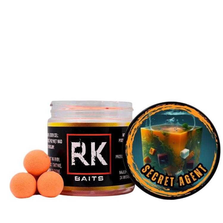 Kulki proteinowe pływające RK Baits Pop - Up 15mm Secret Agent.jpg