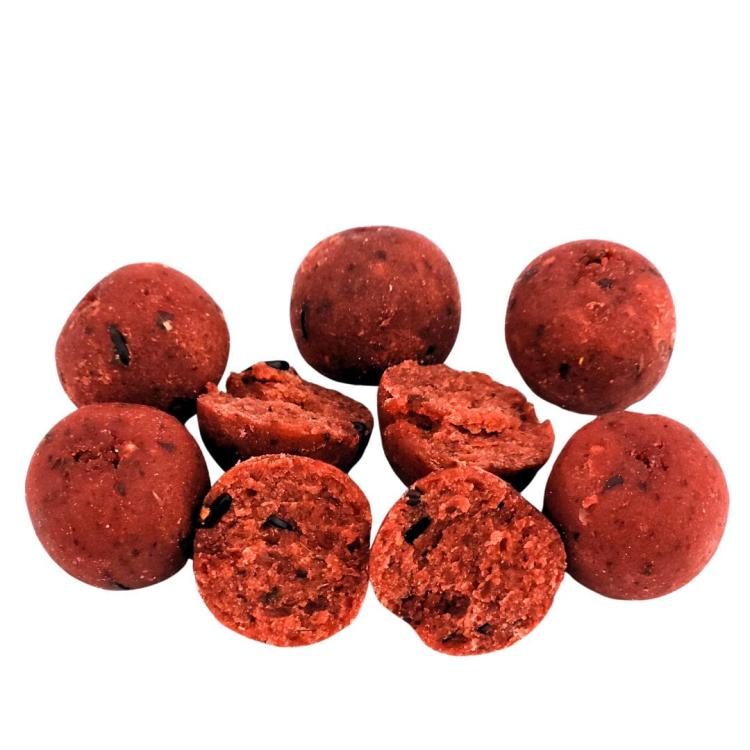 Kulki Proteinowe RK Baits Hookers 18mm CZERWONE Close.jpg