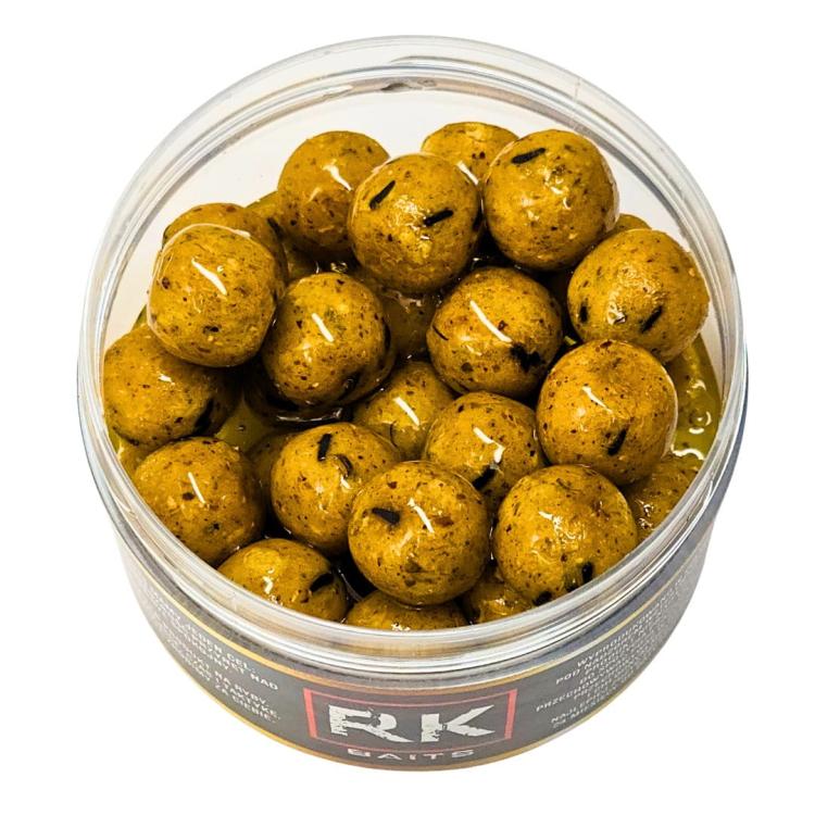 Kulki proteinowe w zalewie tonące haczykowe RK Baits Burn Hookers 18mm ZOOM.jpg
