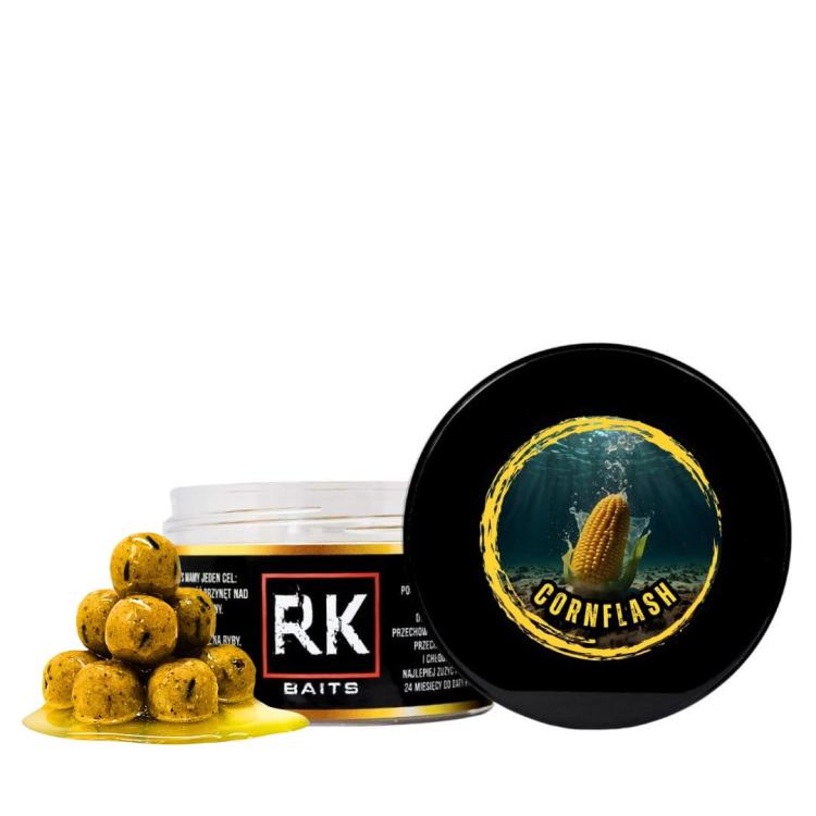 Kulki proteinowe w zalewie tonące haczykowe RK Baits Burn Hookers 18mm Cornflash.jpg