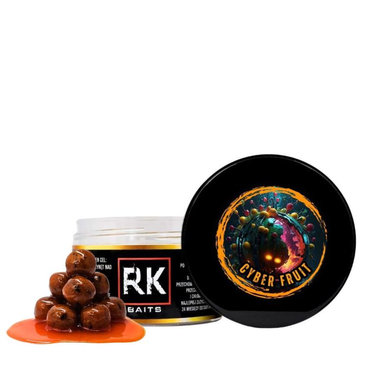 Kulki proteinowe w zalewie tonące haczykowe RK Baits Burn Hookers 18mm Cyber Fruit.jpg