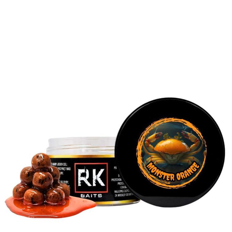 Kulki proteinowe w zalewie tonące haczykowe RK Baits Burn Hookers 18mm Monster Orange.jpg