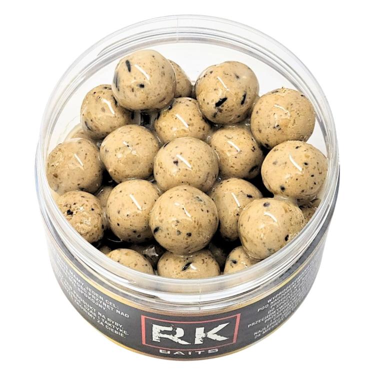 Kulki proteinowe w zalewie tonące haczykowe RK Baits Burn Hookers 18mm Białe Zoom.jpg