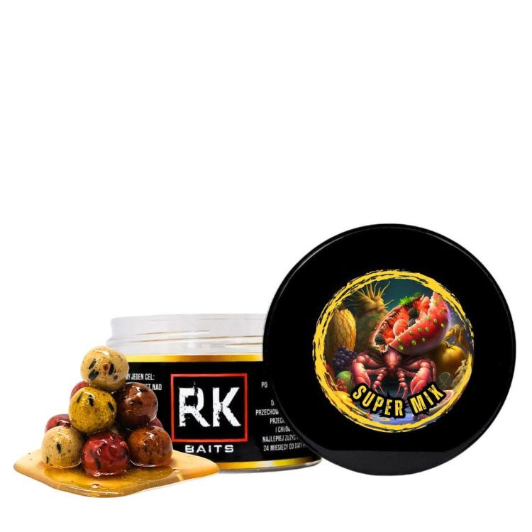 Kulki proteinowe w zalewie tonące haczykowe RK Baits Burn Hookers 18mm Super Mix.jpg