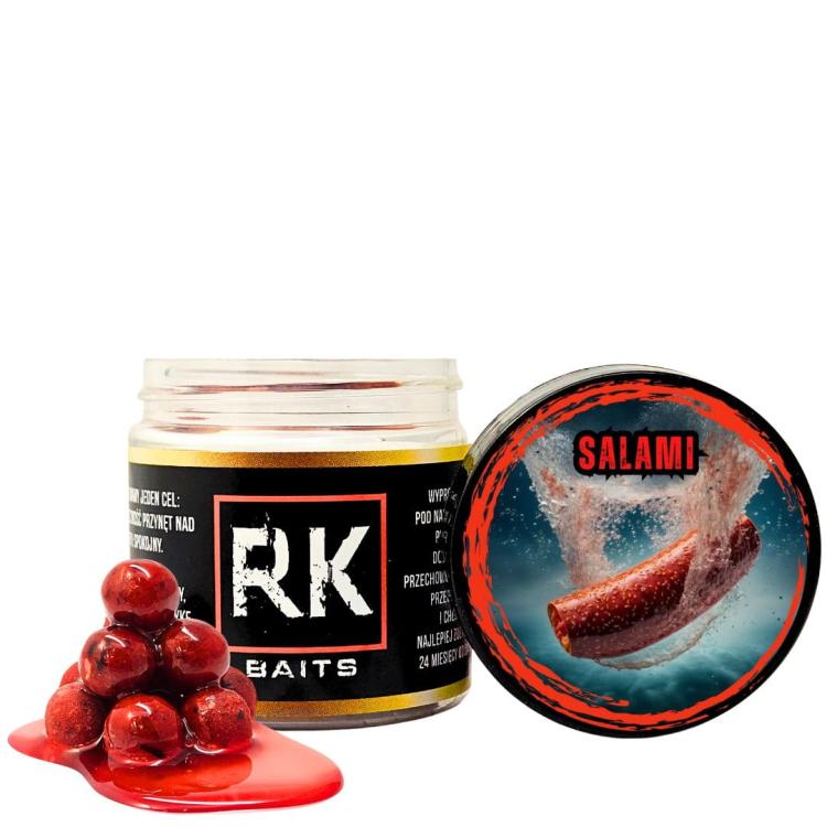 Kulki proteinowe w zalewie tonące haczykowe RK Baits Burn Hookers 12 mm Salami.jpg