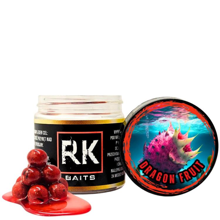 Kulki proteinowe w zalewie tonące haczykowe RK Baits Burn Hookers 12 mm Dragon Fruit.jpg