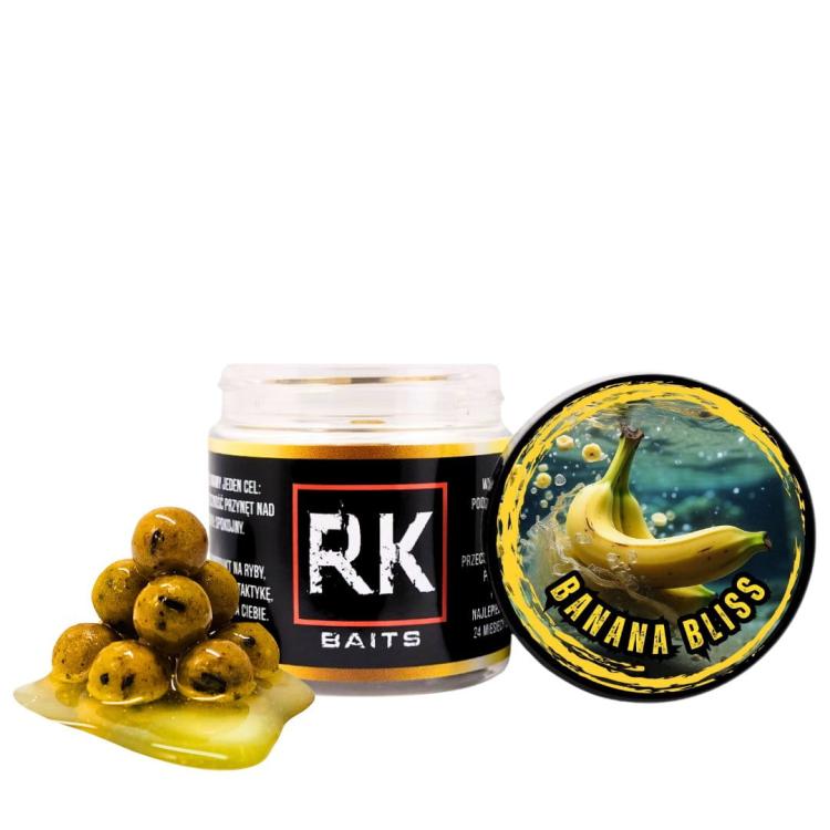 Kulki proteinowe w zalewie tonące haczykowe RK Baits Burn Hookers 12 mm Banana Bliss.jpg