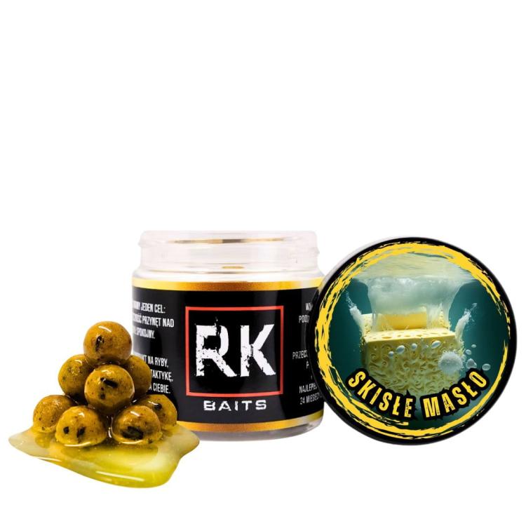 Kulki proteinowe w zalewie tonące haczykowe RK Baits Burn Hookers 12 mm Skisłe Masło.jpg