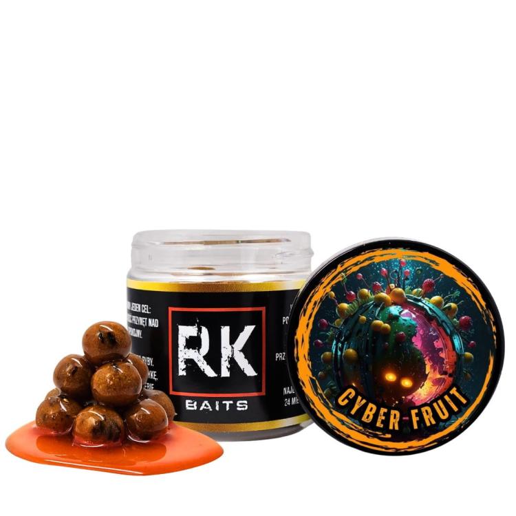 Kulki proteinowe w zalewie tonące haczykowe RK Baits Burn Hookers 12 mm Cyber Fruit.jpg
