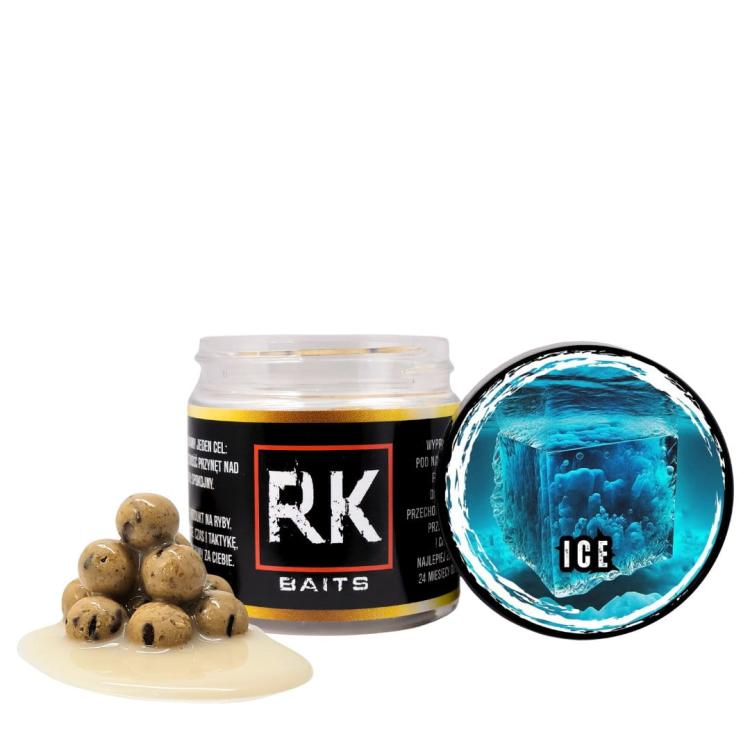 Kulki proteinowe w zalewie tonące haczykowe RK Baits Burn Hookers 12 mm ICE.jpg