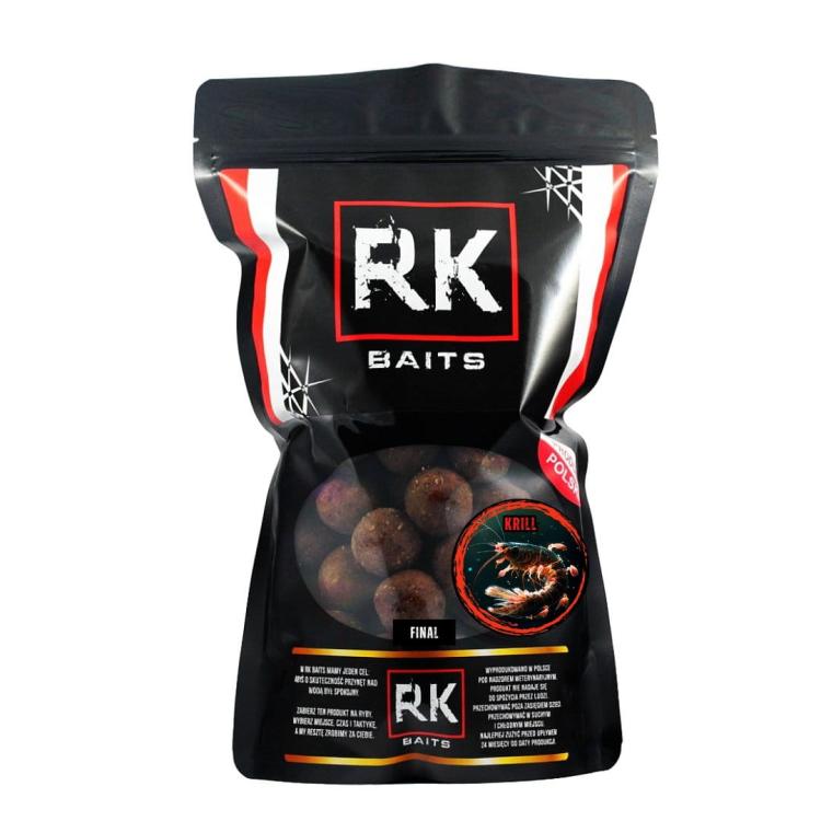 Kulki proteinowe zanętowe RK Baits Final 24mm Krill.jpg