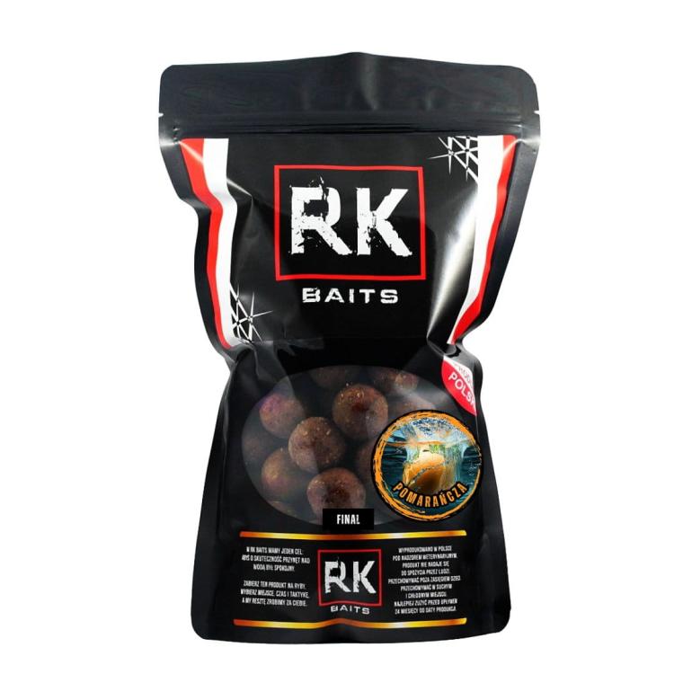 Kulki proteinowe zanętowe RK Baits Final 24mm Pomarańcza.jpg