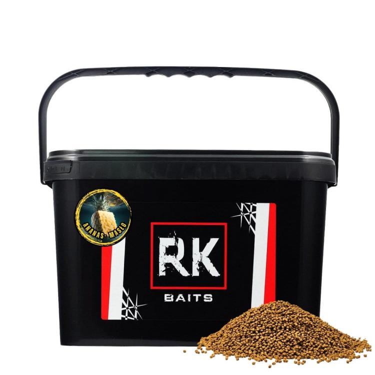 Pellet wędkarski do metody wiaderko 3kg 2mm RK Baits Ananas - Masło.jpg