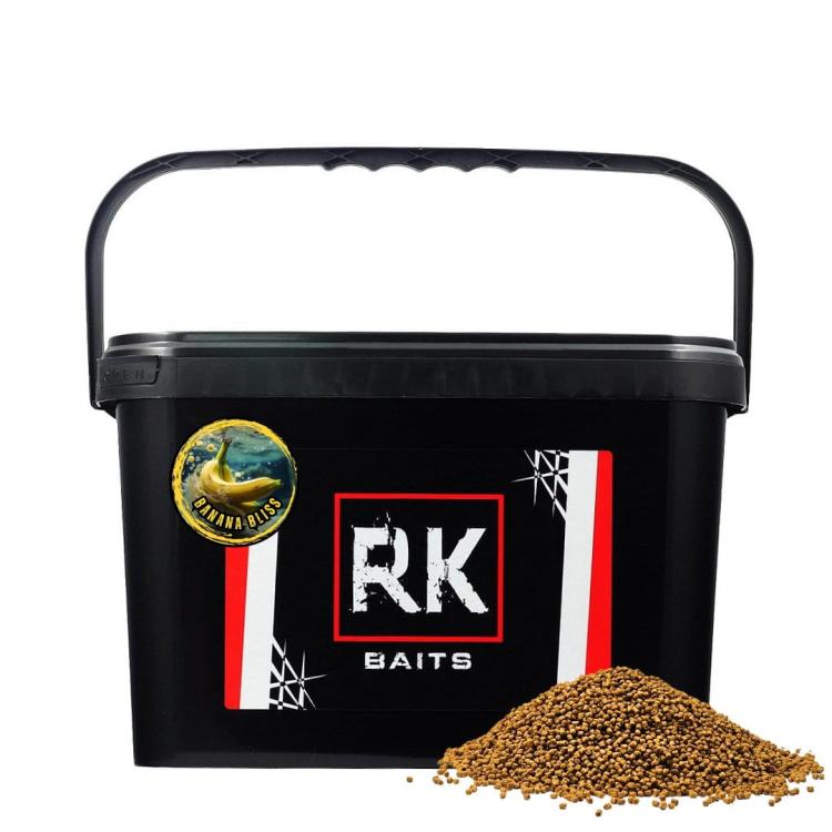 Pellet wędkarski do metody wiaderko 3kg 2mm RK Baits Banana Bliss.jpg