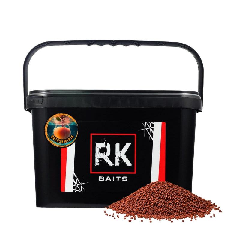 Pellet wędkarski do metody wiaderko 3kg 2mm RK Baits Brzoskwinia.jpg