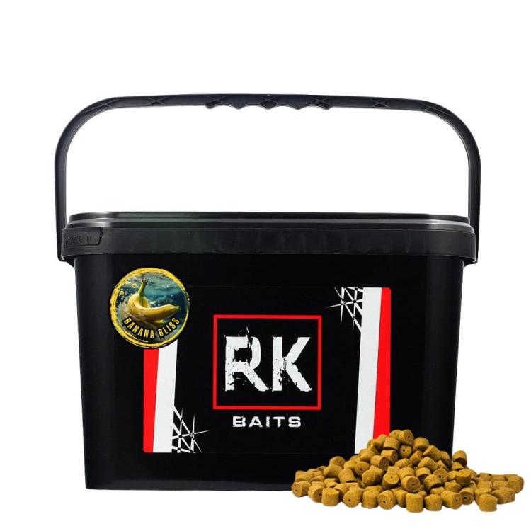 Pellet wędkarski wiaderko 3kg 12mm RK Baits Banana Bliss.jpg