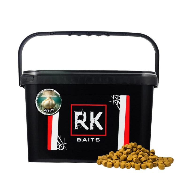 Pellet wędkarski wiaderko 3kg 12mm RK Baits Garlic.jpg