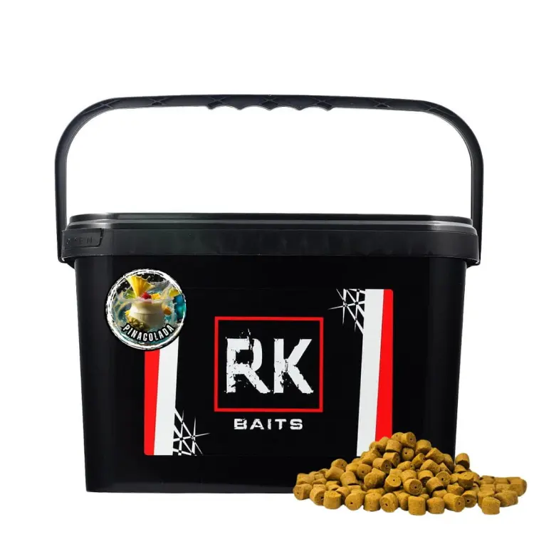 Pellet wędkarski wiaderko 3kg 12mm RK Baits Pinacolada.jpg