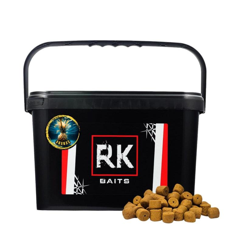 Pellet wędkarski wiaderko 3kg 18mm RK Baits Ananas.jpg