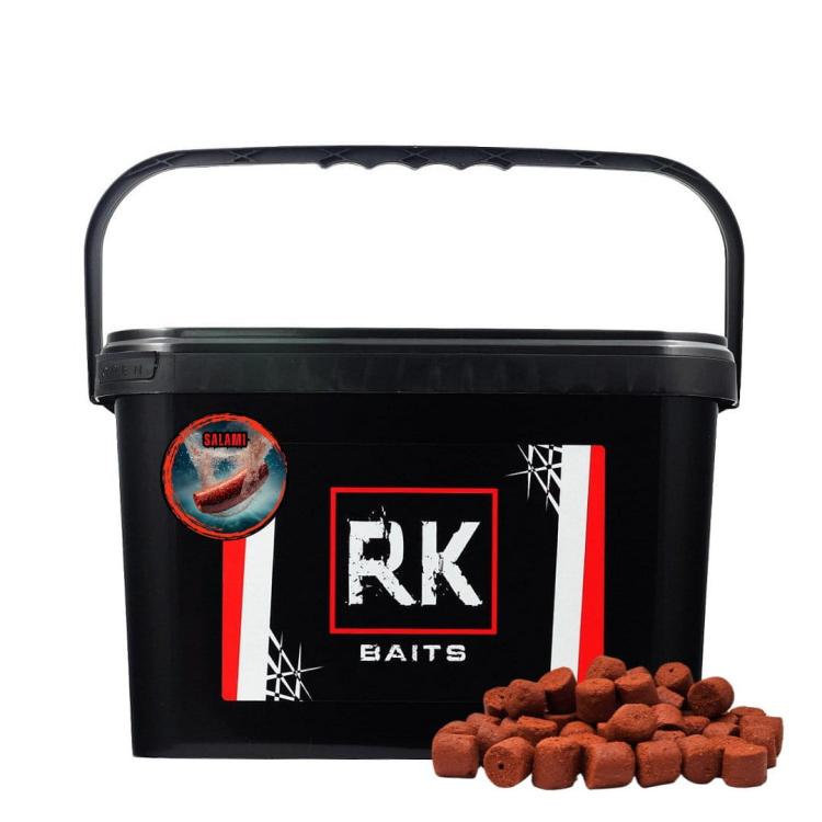 Pellet wędkarski wiaderko 3kg 18mm RK Baits Salami.jpg