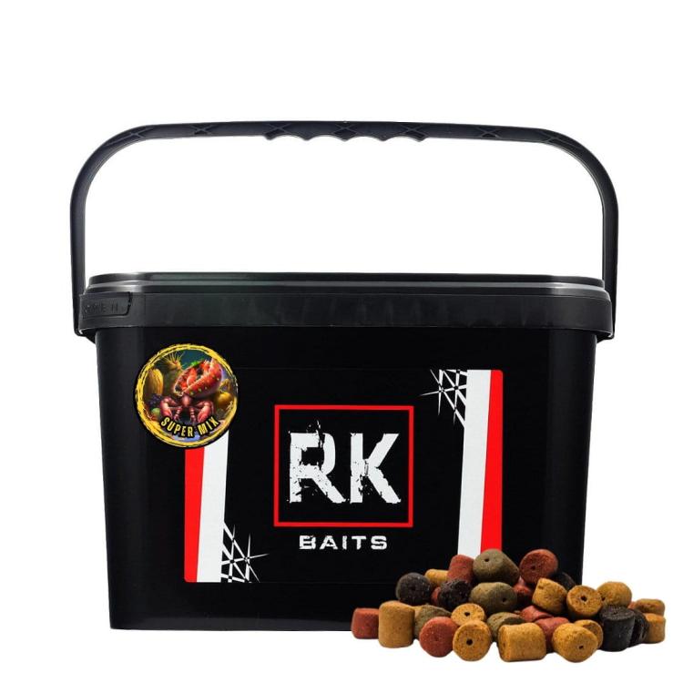 Pellet wędkarski wiaderko 3kg 18mm RK Baits Super Mix.jpg