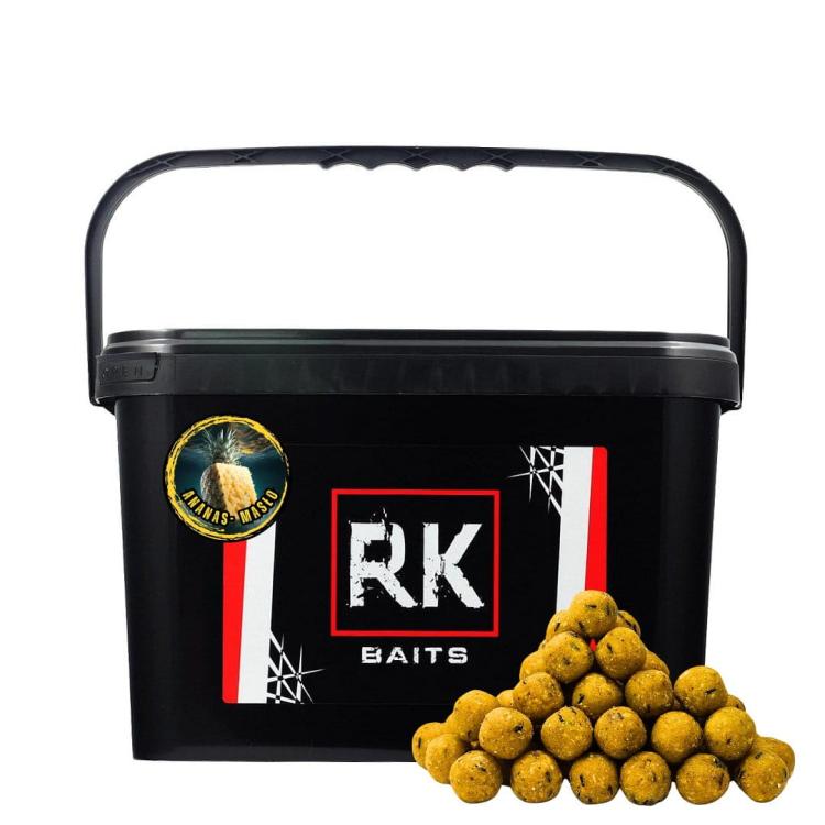 Kulki proteinowe zanętowe wiaderko RK Baits SE 20mm 3kg Ananas - Masło.jpg