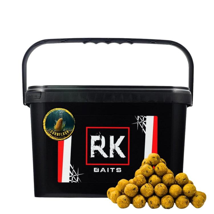 Kulki proteinowe zanętowe wiaderko RK Baits SE 20mm 3kg Cornflash.jpg