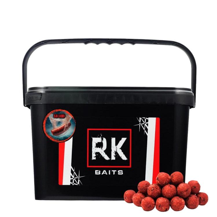 Kulki proteinowe zanętowe wiaderko RK Baits SE 20mm 3kg Salami.jpg