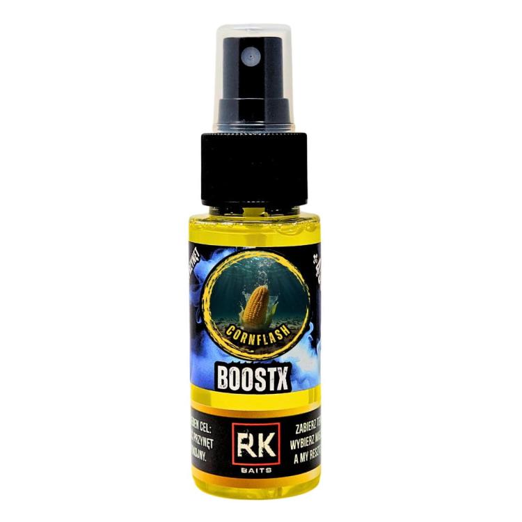 Spray do przynęt dopalacz RK Baits BoostX 50ml Cornflash.jpg
